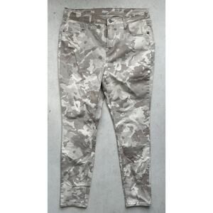 Old Navy Womens 14 Pants Rockstar Super Skinny High Rise Camo Neutral Slimming